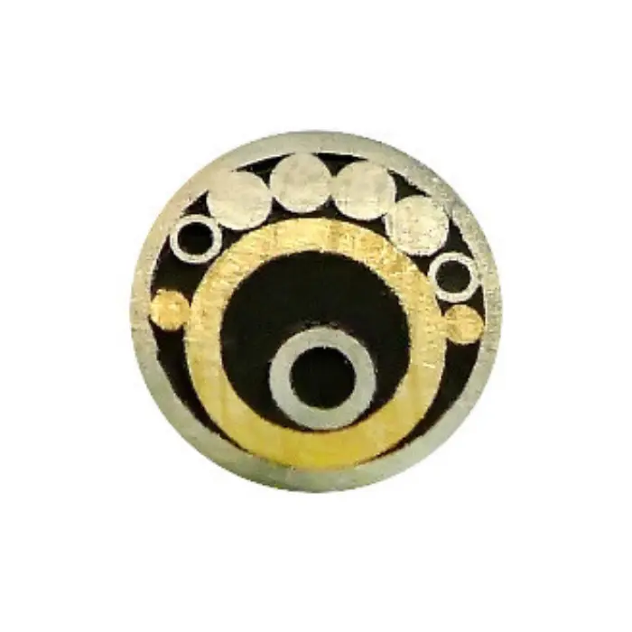 Rivet mosaïque Ø6 × 95 mm inox/laiton et inox noir