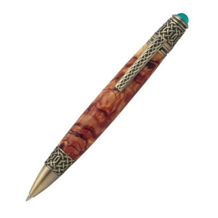 Mécanisme stylo à bille Ø 9,5 mm bronze antique · Celtique Nolwenn