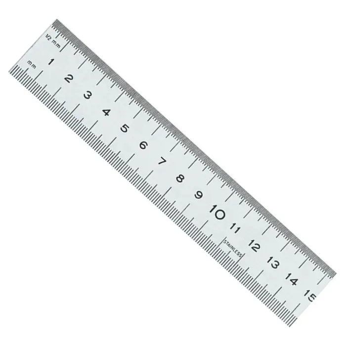 Réglet inox semi-rigide 300 mm × 30 mm