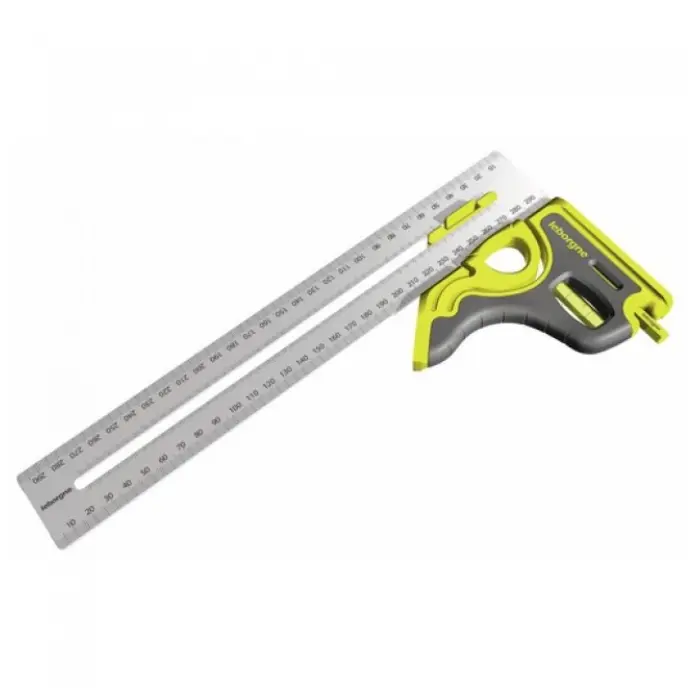 Équerre à combinaison 30 cm trusquin/niveau - Metsäpro