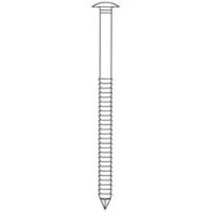Pointe inox A4 annelée tête bombée 1,9 × 25 mm - boîte 0,5 kg