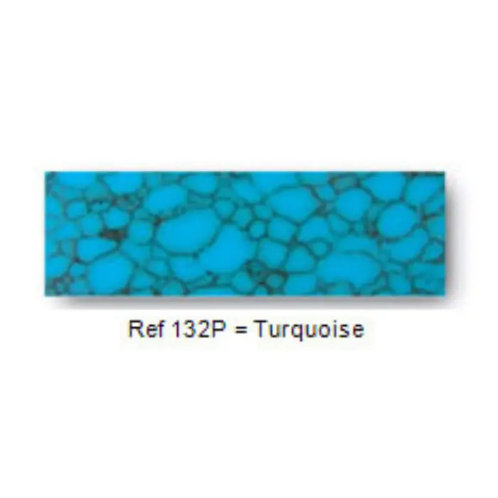 Plaquette pierre reconstituée 105×35×5 mm - Turquoise