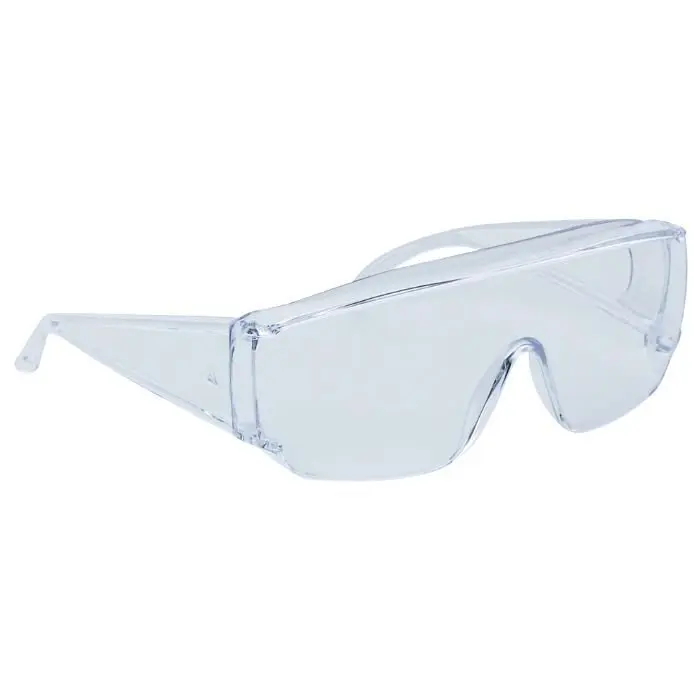 Sur-lunettes monobloc incolore PC anti-rayures UV400 - Piton Clear