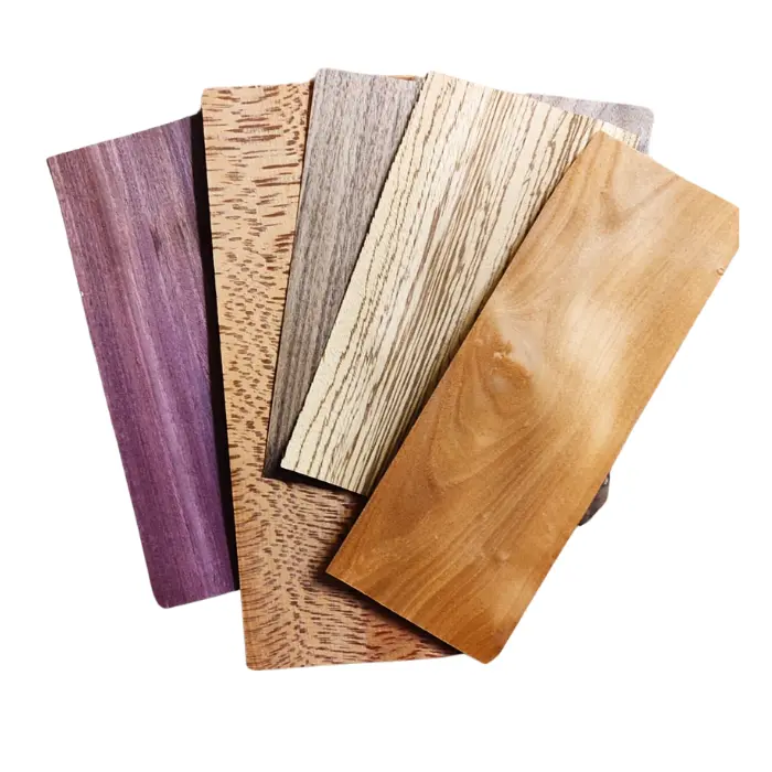 Kit 12 feuilles de placage coloré 0,6 mm