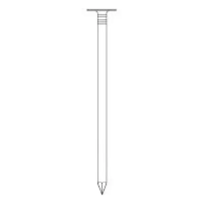 Pointe lisse TEL galvanisée 4 × 90 mm — boîte 5 kg