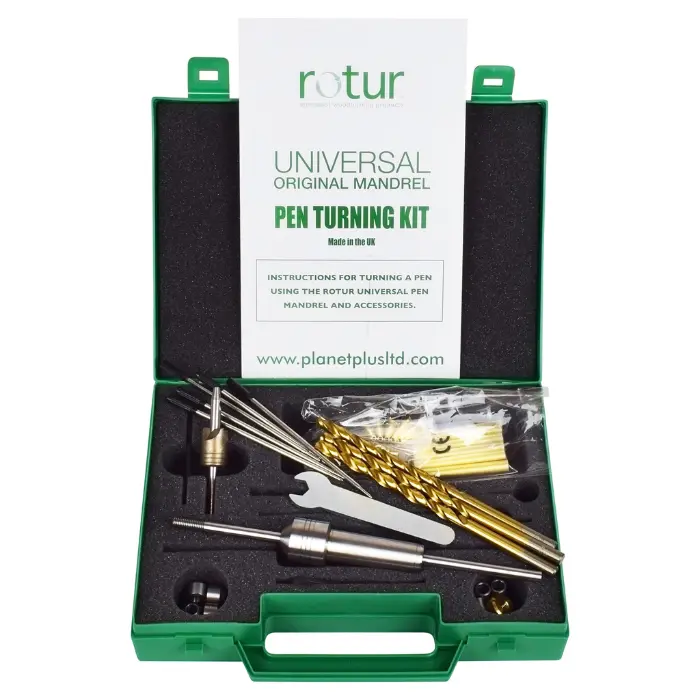 Kit tournage stylos cône morse N°2 en coffret - 13 pièces