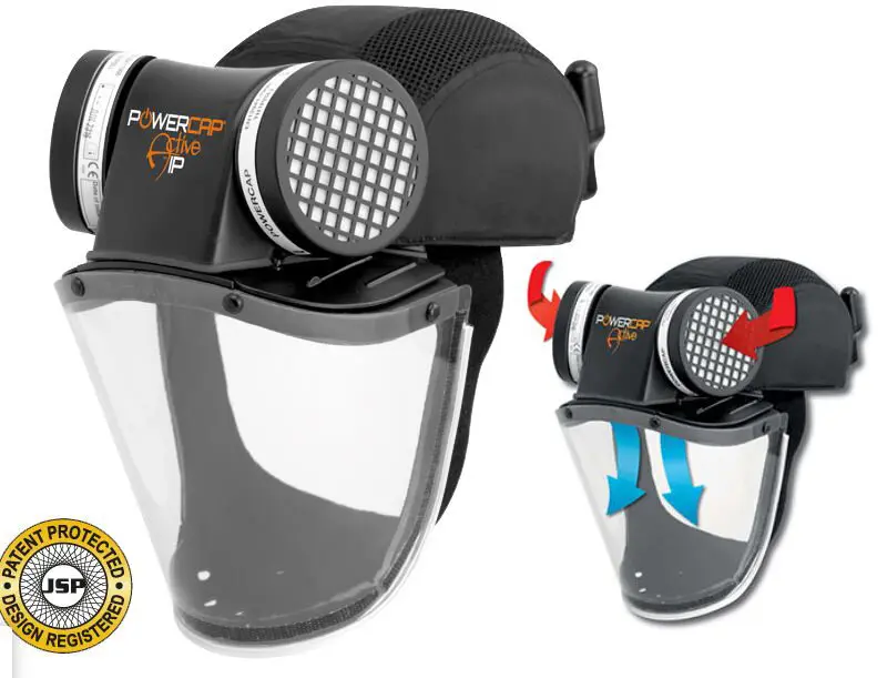 Casque filtrant à ventilation assistée avec visière - PowerCap Active