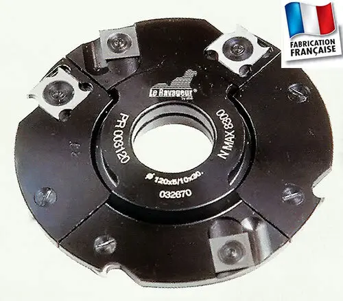Porte-outils à rainer extensible Ø 120 mm Al 30 Z2 HW · Le Ravageur
