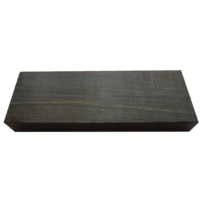 Ébauche de manche ébène macassar 120 × 42 × 16 mm