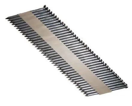 Pointes 33° annelées galvanisées G12 90 mm - Boîte de 2200