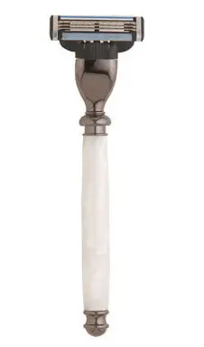 Mécanisme rasoir Gun métal modèle 2 pour lame Gillette®