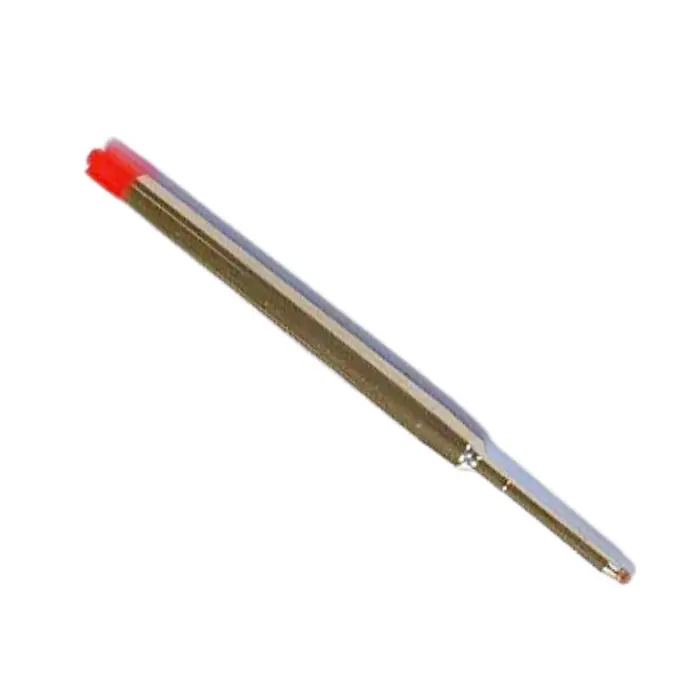 Recharge bille rouge encre gel pointe moyenne type Parker