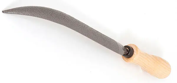 Râpe fauteuil cintrée piqûre avec manche
