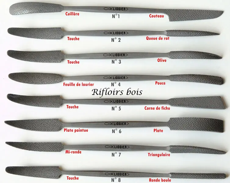 Rifloir N°8 touche/boule 175 mm piqûre 13