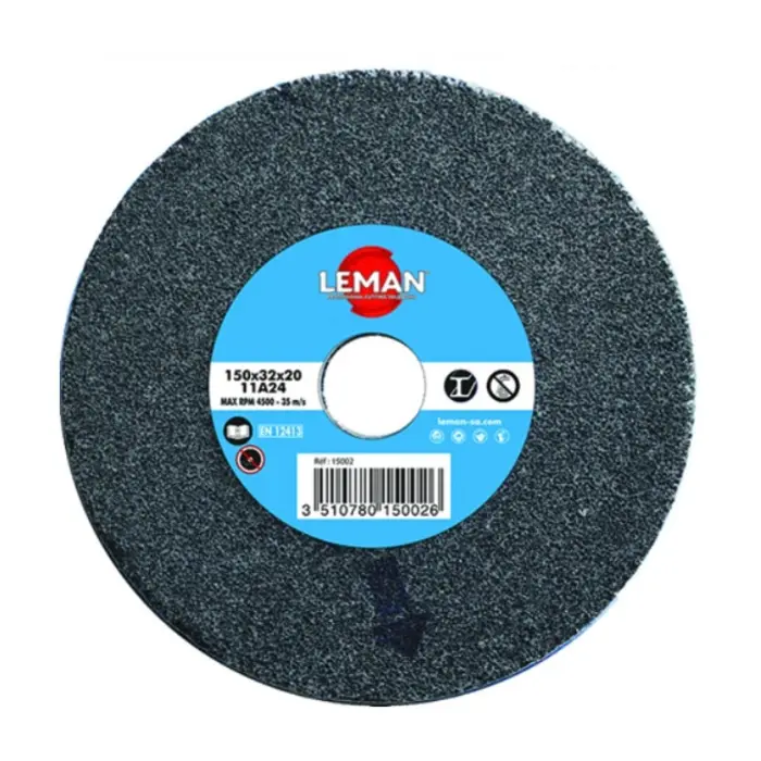 Meule vitrifiée grise Ø150 x 20 mm alésage 32 grain 60