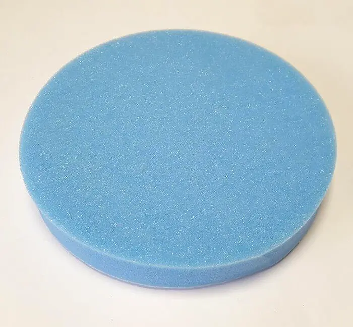 Pad mousse bleu Ø 150 mm application mécanique