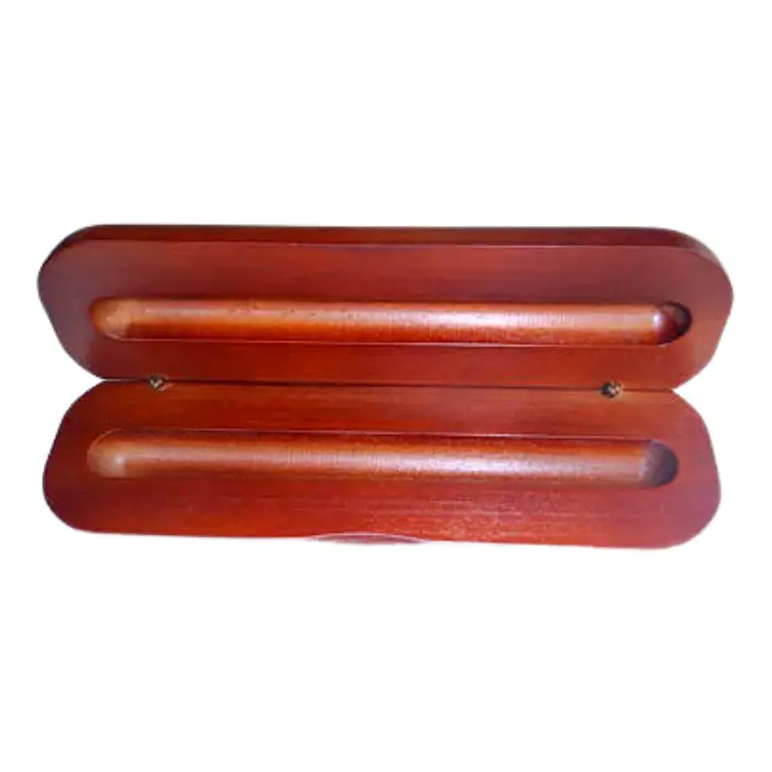 Écrin pour 1 stylo en érable teinté bois de rose