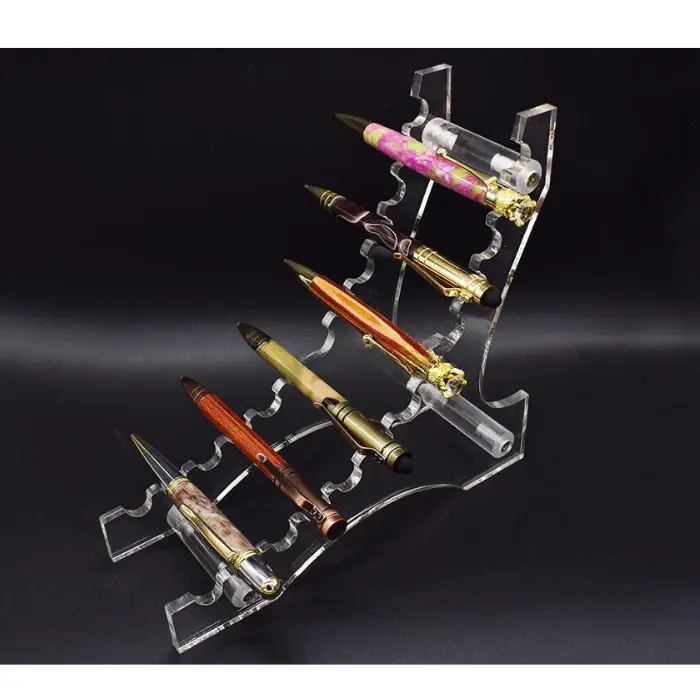 Présentoir transparent 13 stylos horizontal