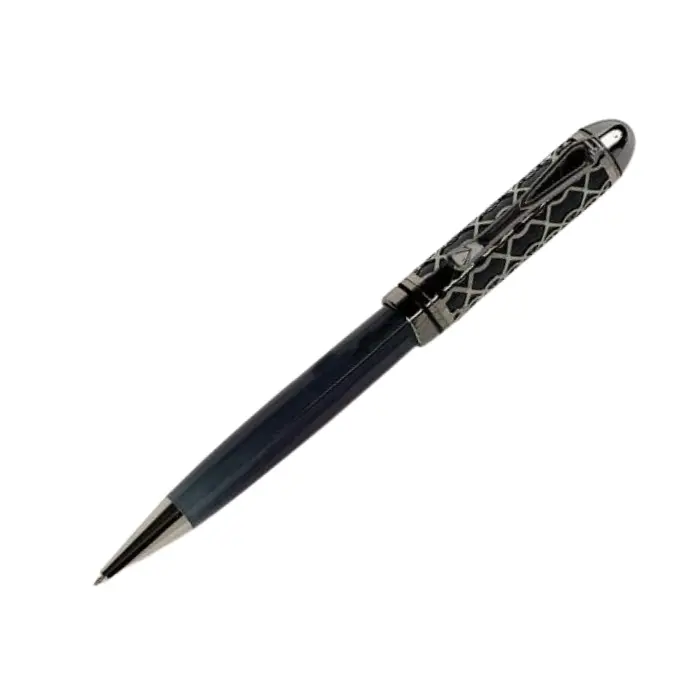 Mécanisme stylo à bille 7 mm gun métal filigrane modèle Rachel - EFBP