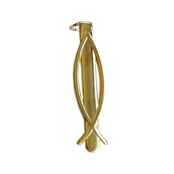 Clip doré forme Poisson pour stylo 7 mm