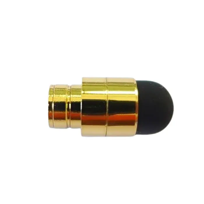 Embout complet doré avec caoutchouc pour tube 7 mm