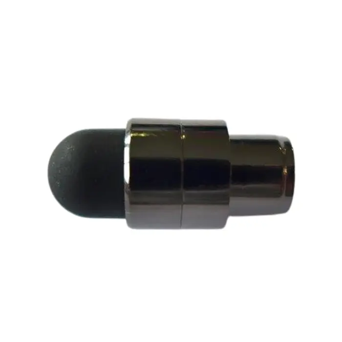 Embout complet Gun métal avec caoutchouc pour tube 7 mm