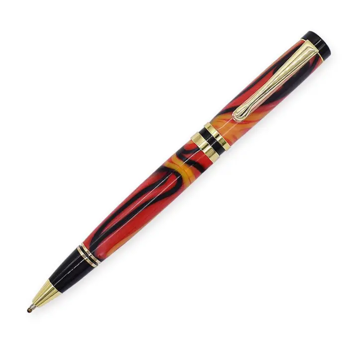 Mécanisme stylo bille Twist 8 mm doré Sandra