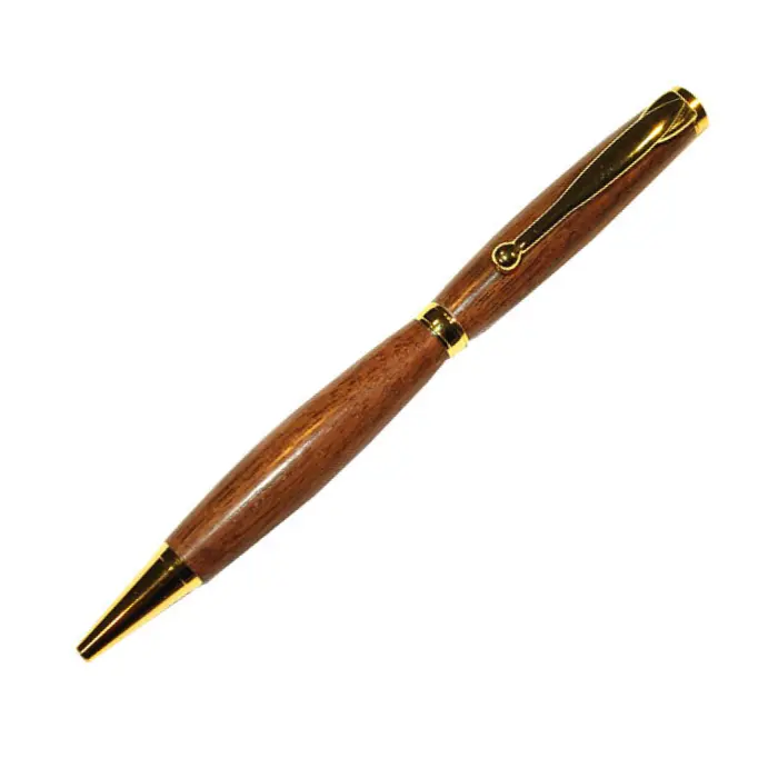 Mécanisme stylo à bille 7 mm clip boule doré