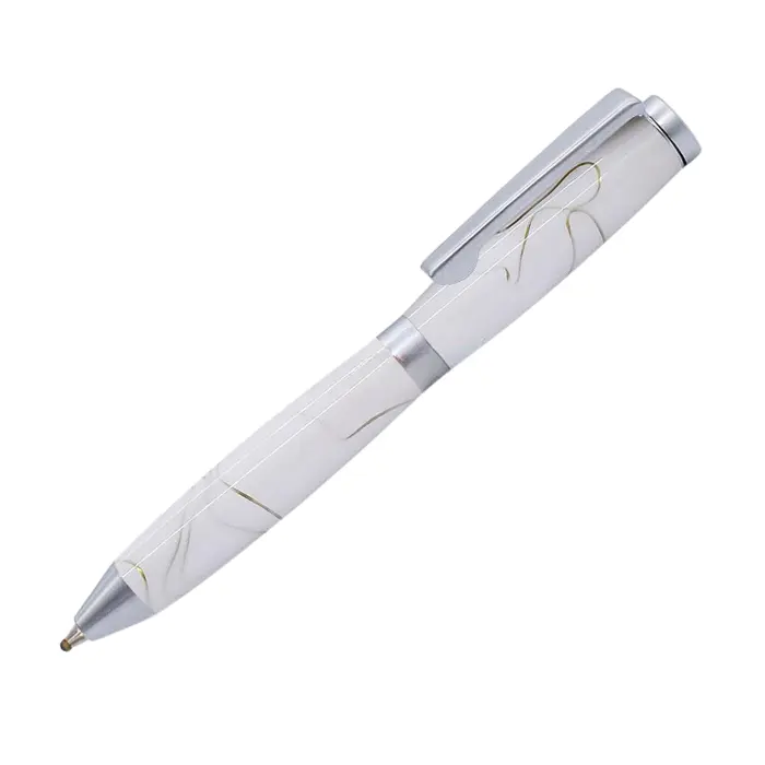 Mécanisme stylo bille 7 mm format mini, finition chromée satinée