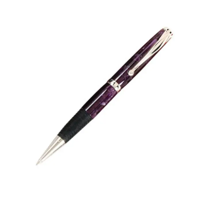 Mécanisme stylo bille Confort 7 mm chromé, grip caoutchouc