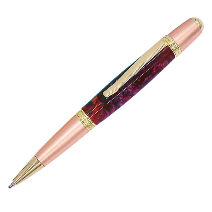 Mécanisme stylo bille Ø 10,5 mm Gladys, doré + cuivré