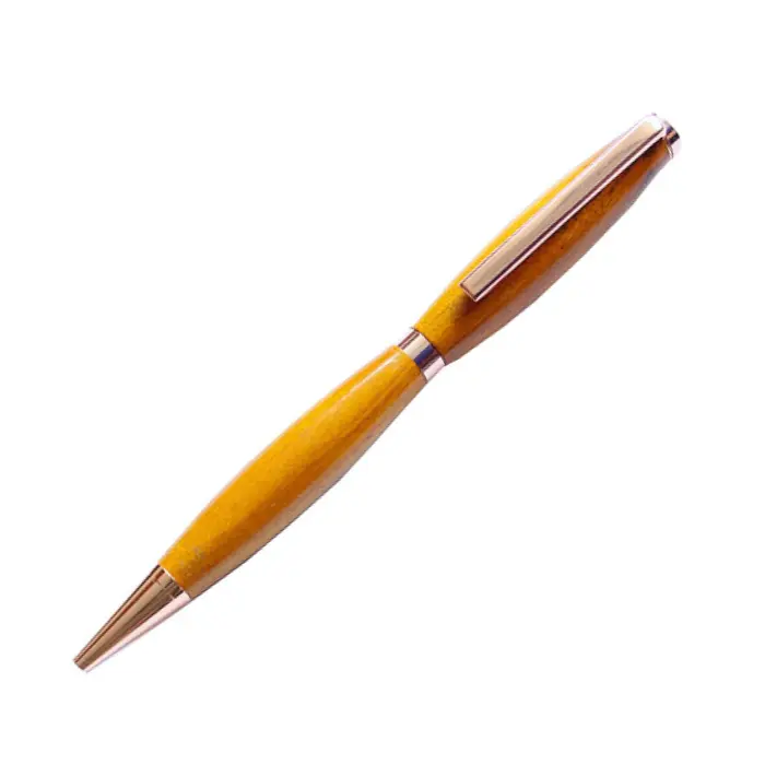 Mécanisme de stylo à bille clip droit 7 mm - Emilie Cuivré