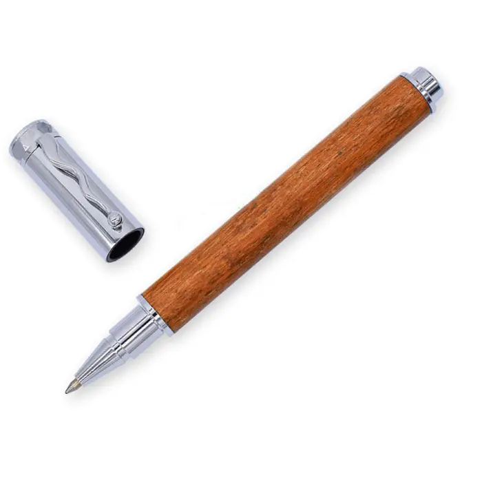 Mécanisme stylo roller bouchon magnétique - Dorine Chromé