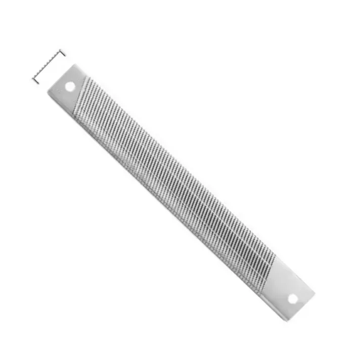 Lame raboteuse plate 260 mm, denture oblique brise-copeaux