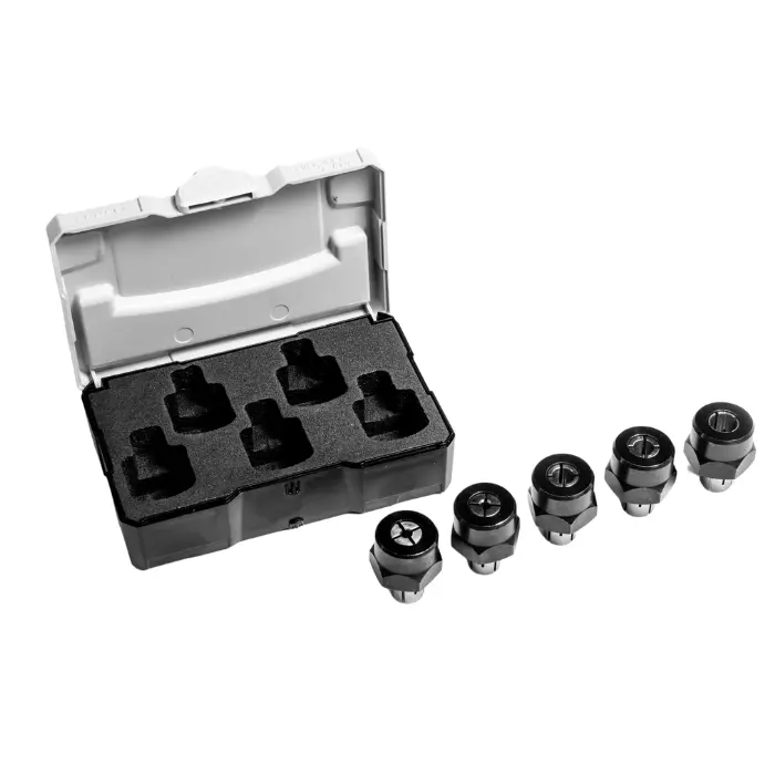 Jeu de 5 pinces de serrage 3-8 mm et 1/8"-1/4"