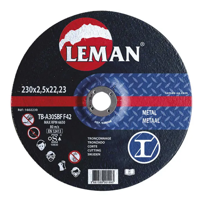 Disque à ébarber métal Ø125 x 6 mm