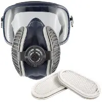 Demi-masque respiratoire P3 avec écran polycarbonate - Elipse Integra