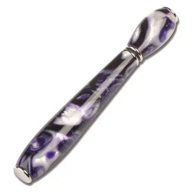 Applicateur de parfum forme stylo chromé satiné - Ø 7,9 mm