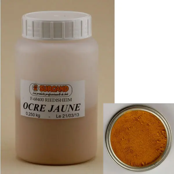 Pigment naturel ocre jaune 250 g