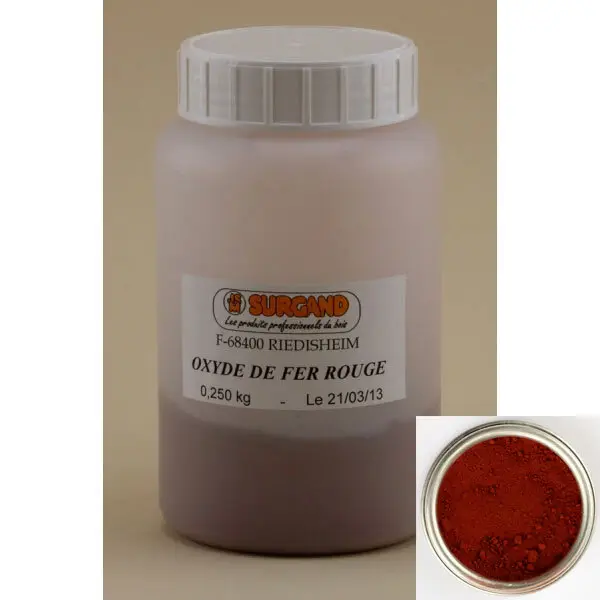 Pigment minéral oxyde de fer 250 g