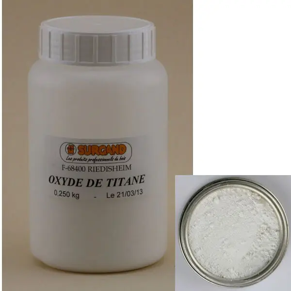 Pigment de synthèse oxyde de titane blanc 250 g