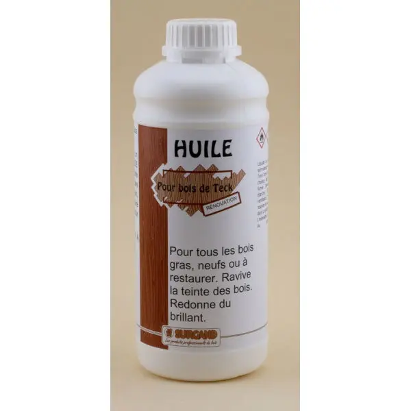 Huile d'imprégnation pour bois 5 L