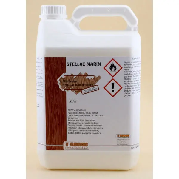Vernis polyuréthane mat 25 L - Stellac