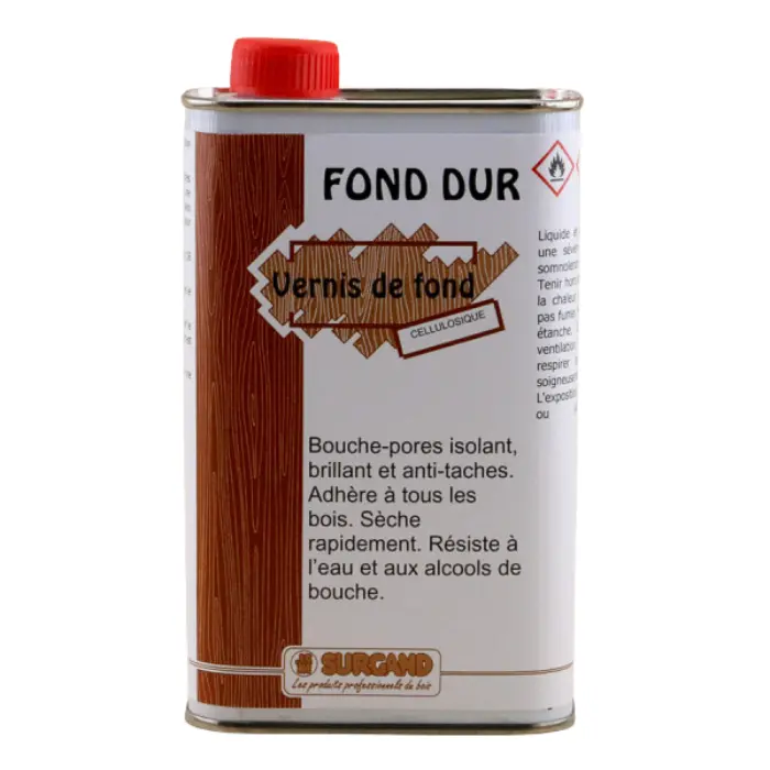 Vernis fond dur cellulosique