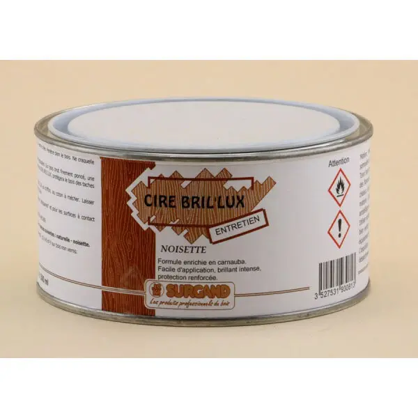Cire en pâte nuance noisette 500 ml - Bril'lux