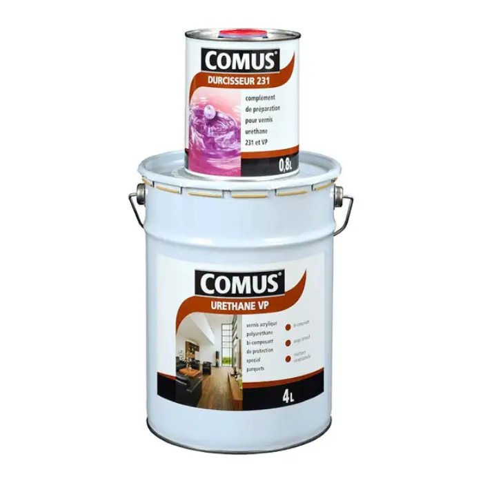 Vitrificateur parquet bi-composant satin 4,8 L - Urethane VP
