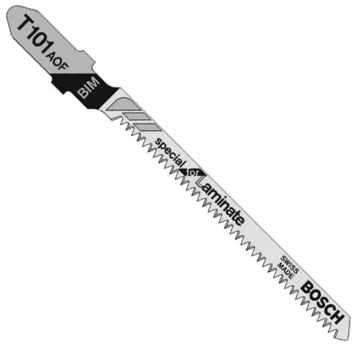 Lame de scie sauteuse BIM chantournage bois dur carte de 5 - T101AOF