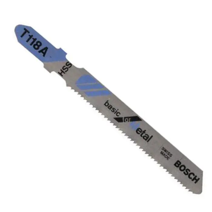 Lame scie sauteuse métal tôles minces 51 mm, lot de 5 - T118A