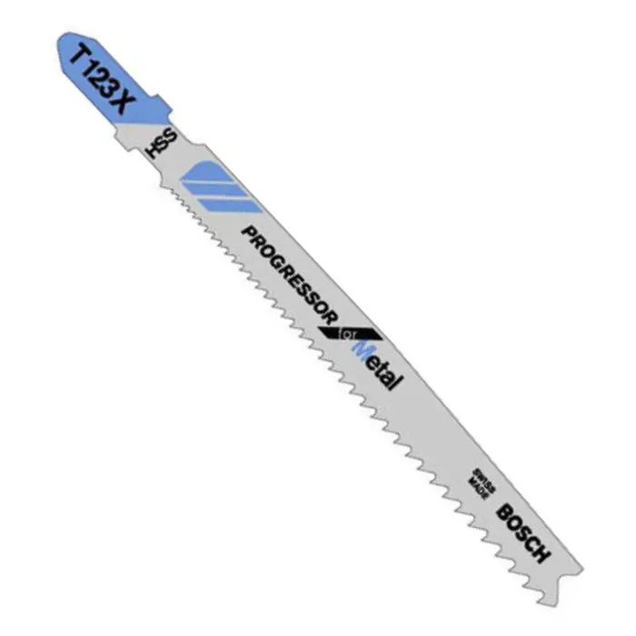 Lame scie sauteuse bimétal métal T123XF