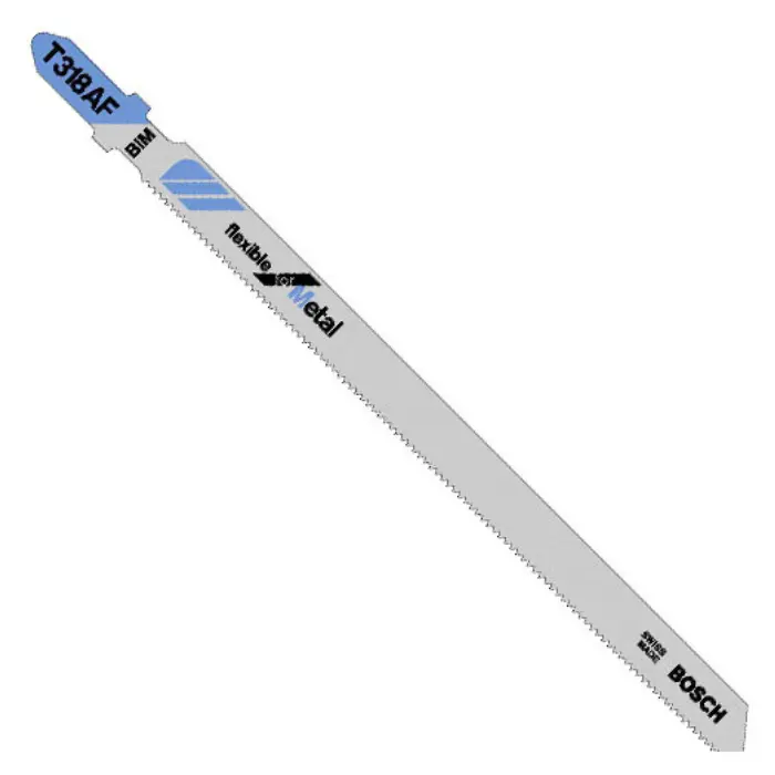 Lame scie sauteuse BIM 132 mm tôle fine 1-3 mm - T318AF